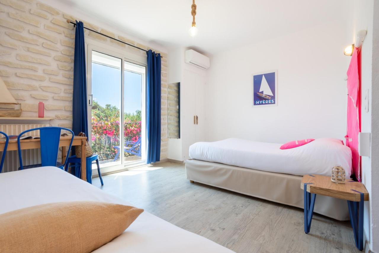 Hotel Almanarre Plage - Hotel Eco-Responsable Face A La Mer Hyeres Ngoại thất bức ảnh